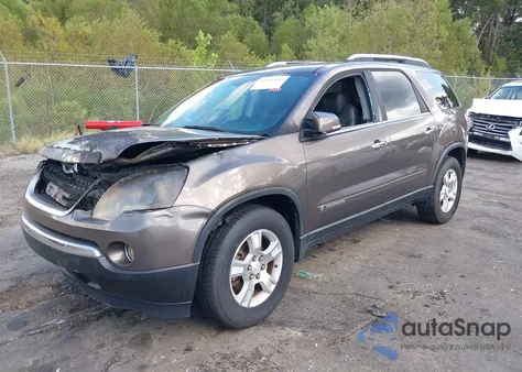 2008 GMC Acadia Slt-2 from USA, damaged, VIN 1GKER33728J117031